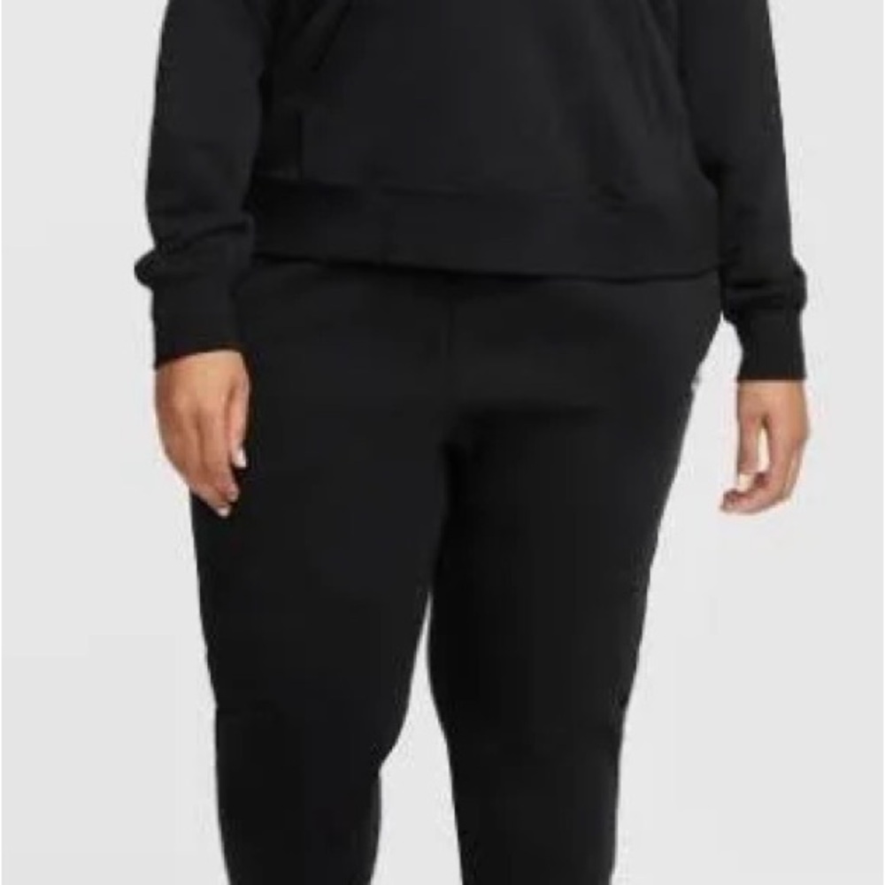 Nike Sportswear Women's Club Fleece Mid-Rise Black Joggers Plus Size 1X NEW - Picture 6 of 8